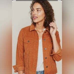 Universal Thread  Tan Jean Jacket Relaxed Fit Cropped Length